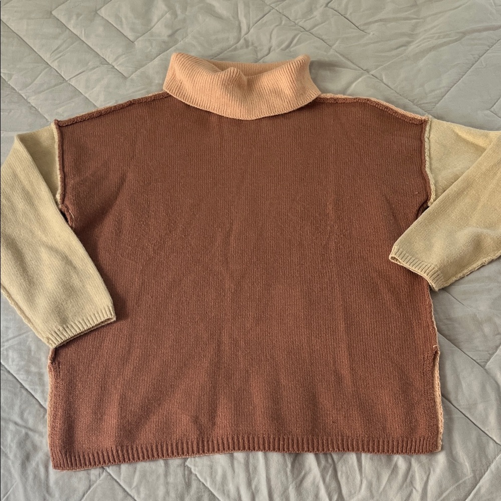 Reversible Raw Seam Sweater